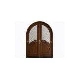 Fully Finished Exterior Timber Doors , Fir Wood / Solid Wood