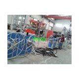 Plastic PP Single Wall Corrugated Pipe Production Line / Extrusion Machinery