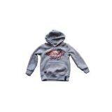 P5310462 Children's Hooded Fleece Jacket With Print on the Front, Kangaroo Pocket in the Waistband thumbnail-1