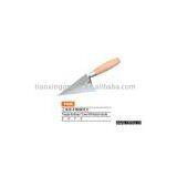 Triangle Bricklayer Trowel W/Wooden Handle thumbnail-1