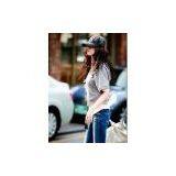 Girl Fashionable Short Sleeve Capped Short Coat