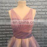 Real Pictures Colorful Tulle Ruffle Bridesmaid Dress 2017 thumbnail-2