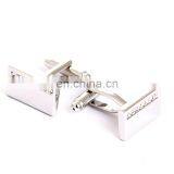 2015 HOT Shirt Silver Cufflinks for Mens Gifts Brand Cuff Crystal Cuff Links thumbnail-3
