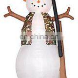 Inflatable Hunting Snowman