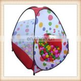Cute shape kids play toys house toys tent with ball kid play tent