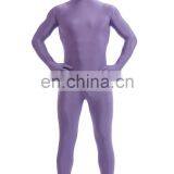 Unisex Full Body Purple Sport Spandex Lycra Zentai Costume Morph Suits Large
