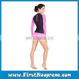 Factory Outlet Whole Sale Colorant Match Long Sleeve Rash Guard thumbnail-5