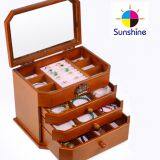 We Supply Recyclable Wooden Wine Carton, Cosmetic Box, Necklace Box, Glasses Box thumbnail-1