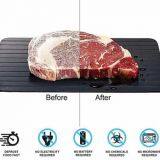 Fast Defrosting Tray Defrost Meat Thaw Frozen Food Magic Kitchen Defrosting Tray Board