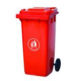 Plastic recycling garbage container 240L with wheels