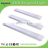 Brimax waterproof LED decorative light fixture outdoor led recessed 60w 150cm tri-proof batten tube fitting lighting