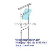 A4 Acrylic Pockets Leaflet Holder for Window Display System