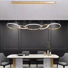 Modern Simple Pendant lamp 5 Ring Dining Pendant lighting for Dining room Bar counter