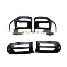 Headlight tail lamp protective cover matt black decorative shell for toyota FJ cruiser 2007-2019 2pcs