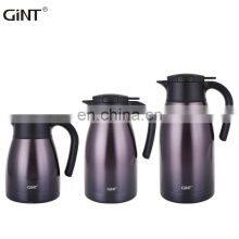 Hiking Sample Portable Modern Travel Car Hot Sale Double Wall Pump Coffee Pot Stainless Steel Vacuum Thermos Flask thumbnail-4