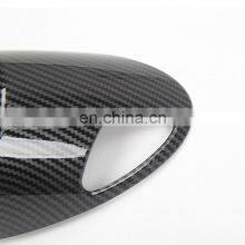 Carbon Fiber Decorative Sticker Interior Accessory Trim Air Outlet Dashboard Cover For Renault Zoe 2021 thumbnail-5