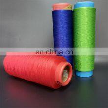 Hot Sale Customized Color 100% Polyester Dope Dyed Yarn Aa Dty 100D 144F Sd Sim Color Dty