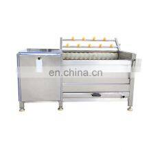 Fully Automatic Electric Brush Roller Washing Machine for Sweet Potato Taro Ginger Carrot Cassava Peeling Machine