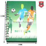 Hard Cover Notebook Football Spiral Notebook Spiral Bound Hard Cover Notebook