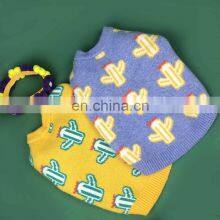 Low MOQ 2022 Manufactures Supplier Customize Knitted Cat Dress Branded Winter Luxury Designer Christmas Pet Clothes thumbnail-5