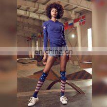 Custom New Designer Logo Medical Long Print Knee High Nurses Sports Medical Socks Compression thumbnail-4