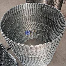 High Security Steel Blade Wire 450mm BTO-22 Galvanized Blade Wire Concertina Razor Barbed Wire thumbnail-2