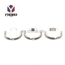 Moderate Price Logo Custom Metal Chain Keychain Split Key Ring For Hotel Tag thumbnail-5