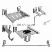 Towel Shelf Brushed Nickel Bathroom Accessories Set thumbnail-5