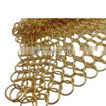 Stainless Steel Decorative Metal Chain Braid Ring Mesh
