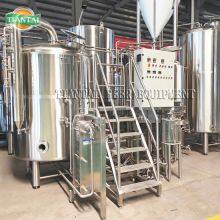 Automatic PLC Controlled 1000 Liter 2 Vessel Microbrewery Equipment thumbnail-2