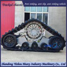 Large Harvester Modified With Half Chain Track Chassis thumbnail-2