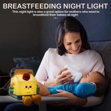 Manufacturers Wholesale Cheap Cartoon Milk Carton Design USB Night Light Silicone LED Dimmable Night Light for Kids thumbnail-5