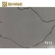 Luxury Modern Design Artificial Quartz Stone Slab Glossy Marble for Kitchen Villa Bedroom Hotel Bathroom Countertop thumbnail-5