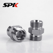 Yonghua Eaton Standard 1C/1D Heavy-Duty Compression Straight Hydraulic Adapter Fitting, Reducing Fitting (Stainless Steel, In Stock) thumbnail-2