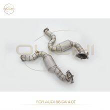 Exhaust Downpipe for AUDI S5 B8/S4 S5 B9/S6 S7 RS6 RS7 C7/ S6 S7 C8/S8 D4 Stainless Steel Performance Upgrade Increase High-performance Auto Parts thumbnail-5