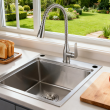 Durable 304 Stainless Steel Sink With All Necessary Accessories thumbnail-2