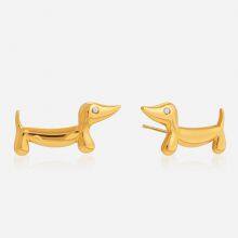 No Fade Gold Plated Stainless Steel Earrings - Waterproof Tarnish-Free Fashion Jewelry thumbnail-3