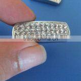 10mm Many Rhinestones Pane Rectangular Block Shape Slide Charms thumbnail-3