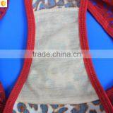 Extreme Nylon Lace Fabric and Leopard Cotton Women String thumbnail-6