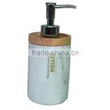 Hot Sale White Marble Polyresin Bathroom Accessories Set for Hotel and Home thumbnail-2