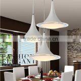 12w Trumpet LED Pendant Light Dining Room Creative Horn Lamp LED Droplight