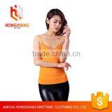 Hongxiang women cotton lace Multicolor seamless breathable sexy camisole