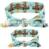 Hot-sale Mommy Baby Knotted Turban Headband Head Wraps Mommy and Baby Headbands for Hair Accessories Polka Dot Headwear Wh-1737 thumbnail-4