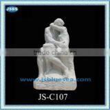 Elegant Marble Nude Man and Women Statue
