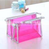 2016 High Quality Travel Zipper Fashion Cosmetic Pouch Bag With Logo Customized