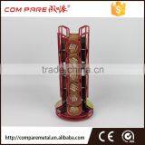 Revolving Dolce Gusto Coffee Capsule Holder With Red Powder Coated thumbnail-1