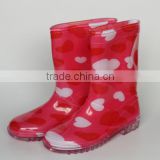 Lovely PVC rain boots for kids