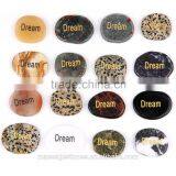 Custom Palm Stone Engraved Inspirational Quotes DREAM