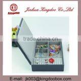 Jinhua Supplier Rectangular Wooden PU Leather Jewelry Gift Box thumbnail-2