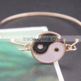 Diagrams Taijitu Yingyang Wire Simple Bangle Bracelet thumbnail-4